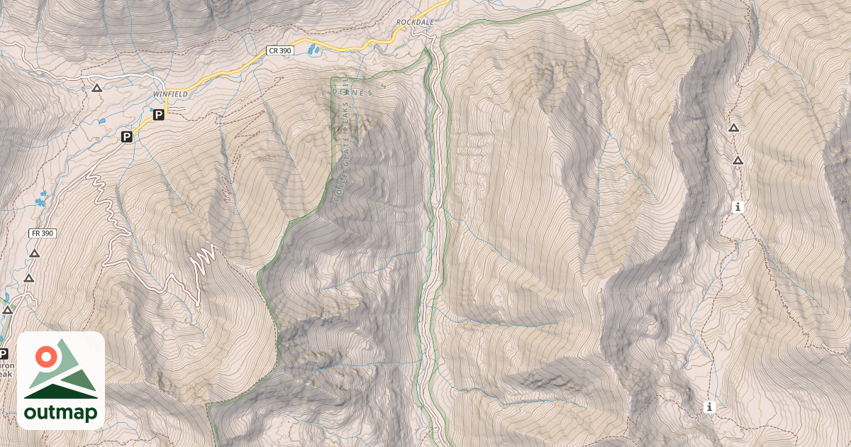 Map of CLOYSES LAKE 4WD