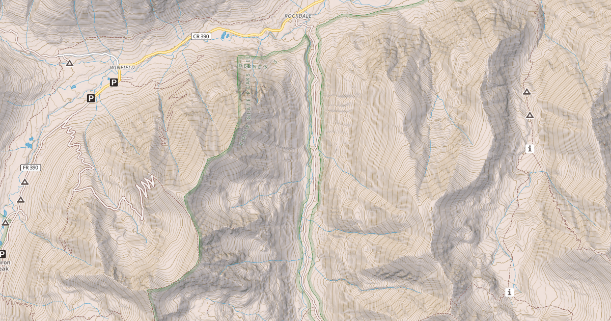Map preview of CLOYSES LAKE 4WD