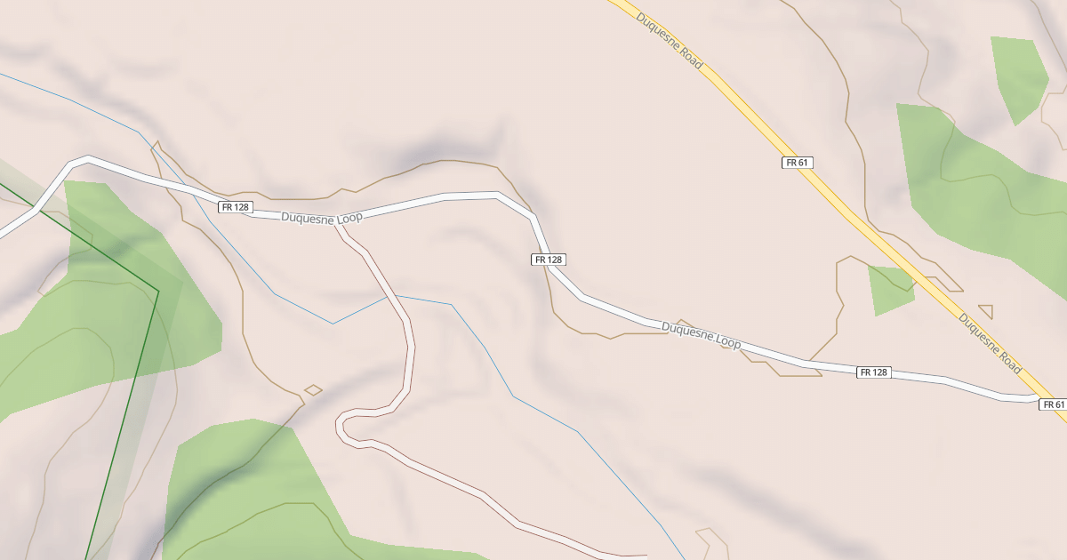 Map preview of DUQUESNE LOOP