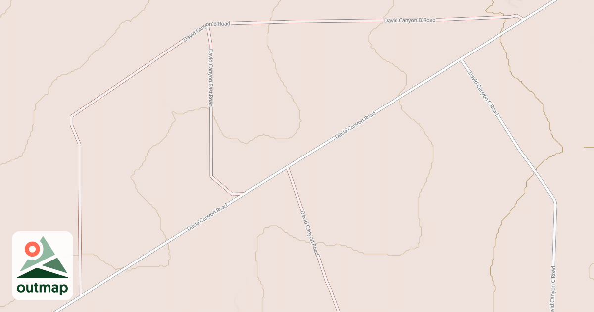 Map of DAVID CANYON B