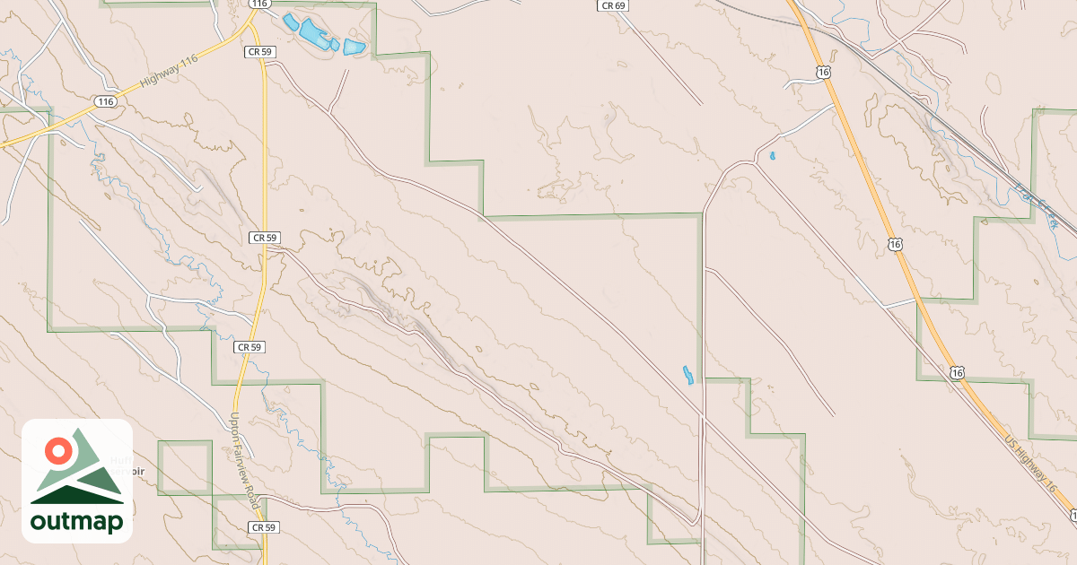 Map of COYOTE CREEK