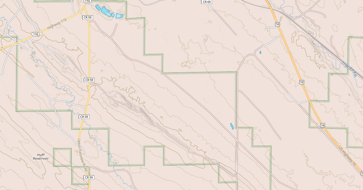 Map preview of COYOTE CREEK