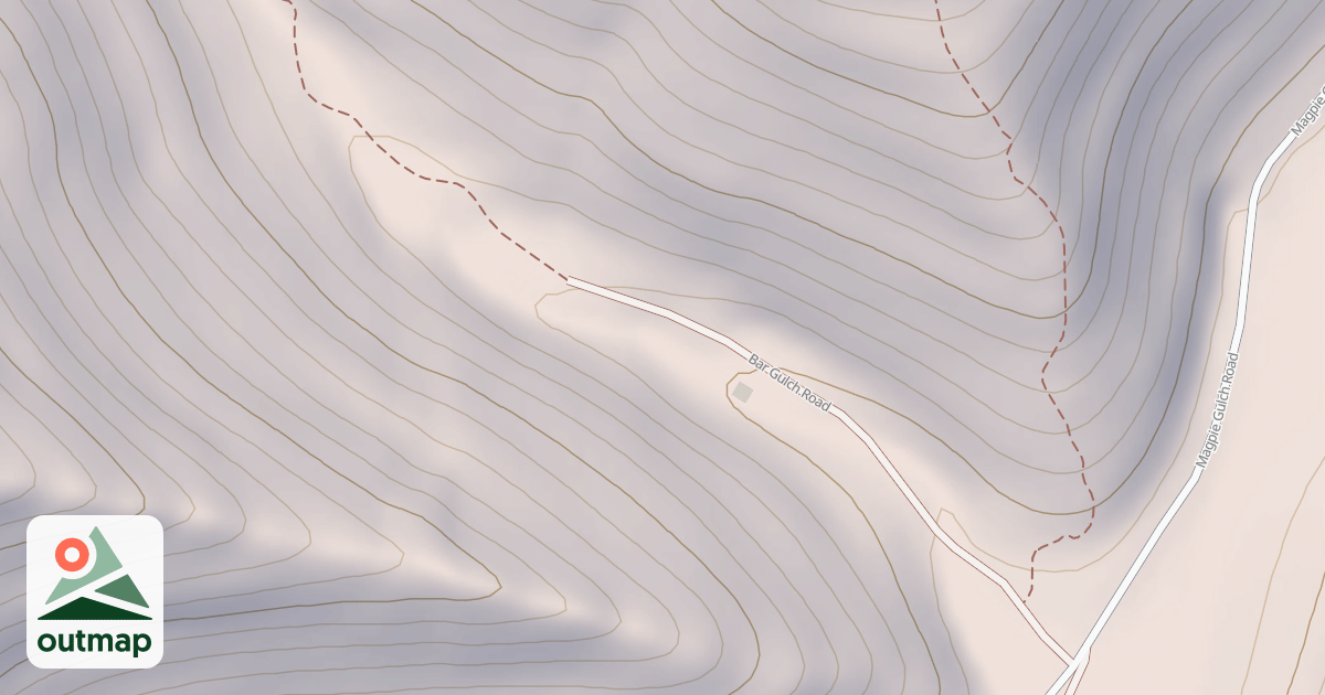Map of BAR GULCH