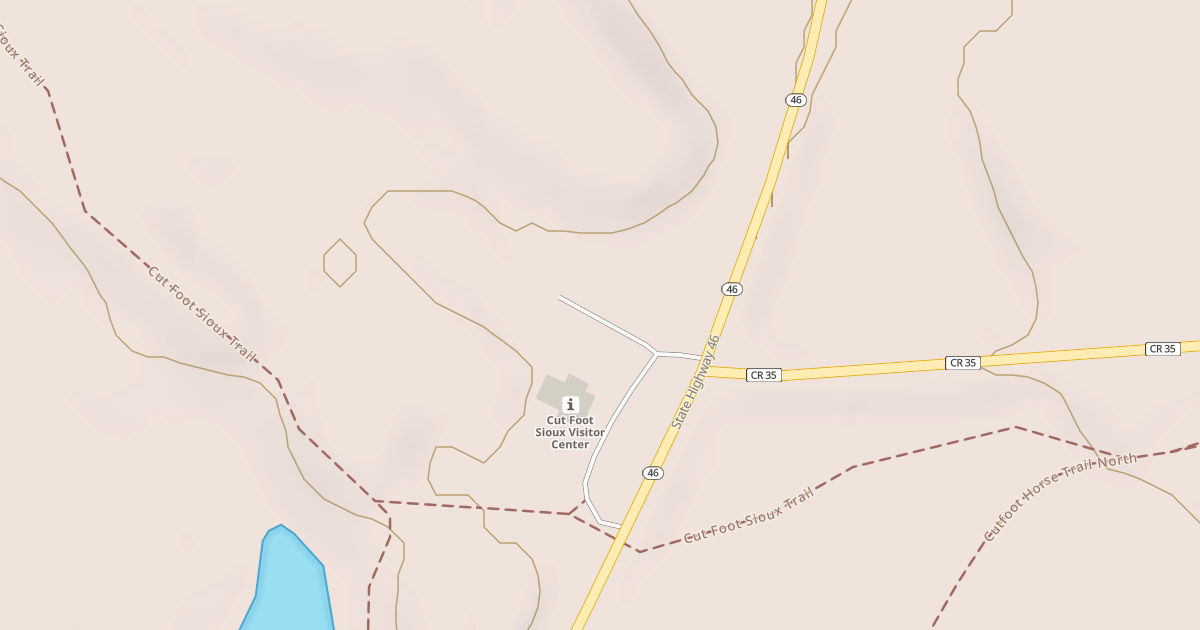 Map preview of CUT FOOT SIOUX VIC ROAD