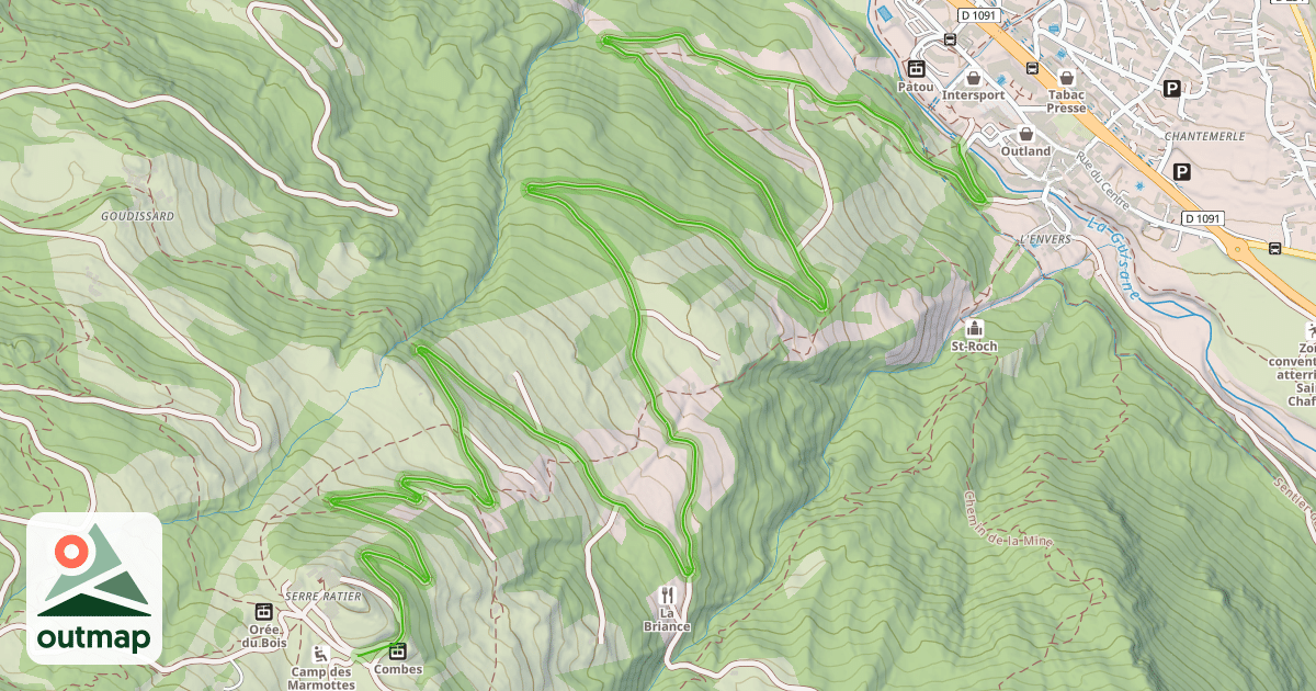 Map of Briance