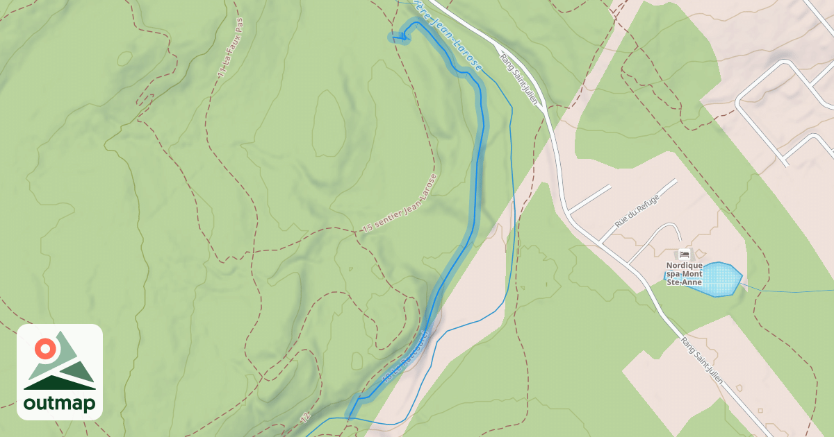 Map of 18 Le Raccourci