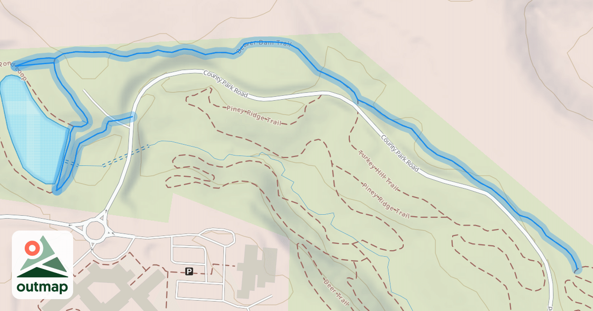 Map of Beaver Dam Trail