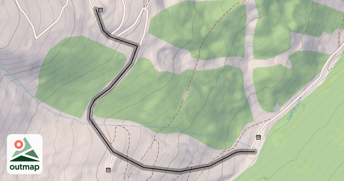 Map of Frosty's Freeway