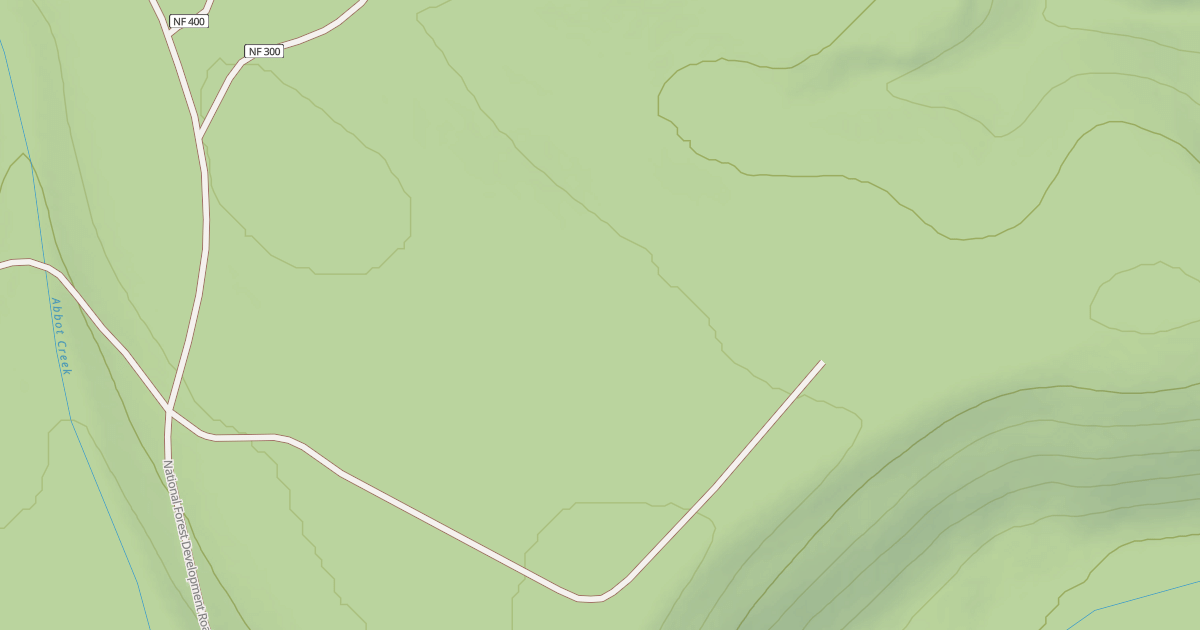 Map preview of USFS Motor Vehicle Use Map Roads {51CAA58F-2167-4F33-9462-11D15F6ED6A6}