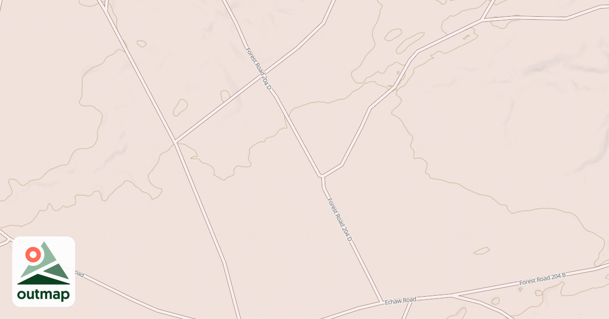 Map of ECHAW D W BRANCH