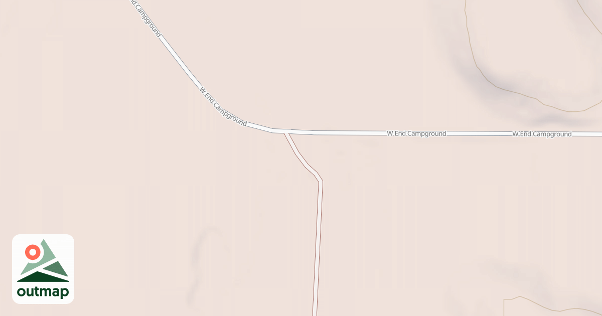 Map of WEST END CG WELL