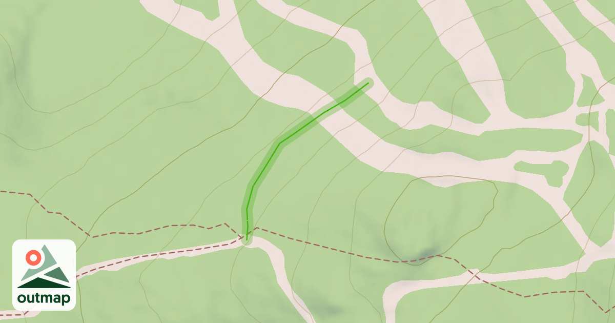 Map of Bee Wee Pass