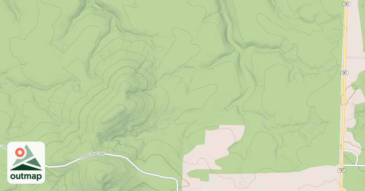 Map of LITTLE YEOMAN