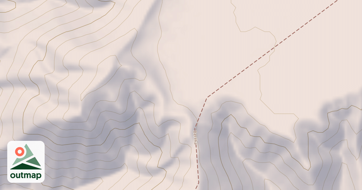 Map of Badlands Trail
