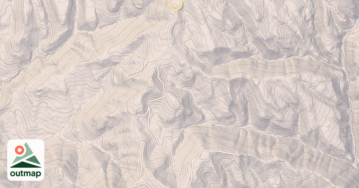 Map of CORRAL CANYON