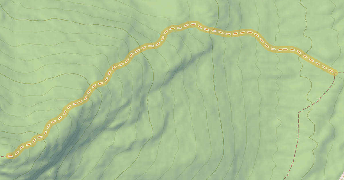 Map preview of Mount Jo-Rimrock Ski Trail