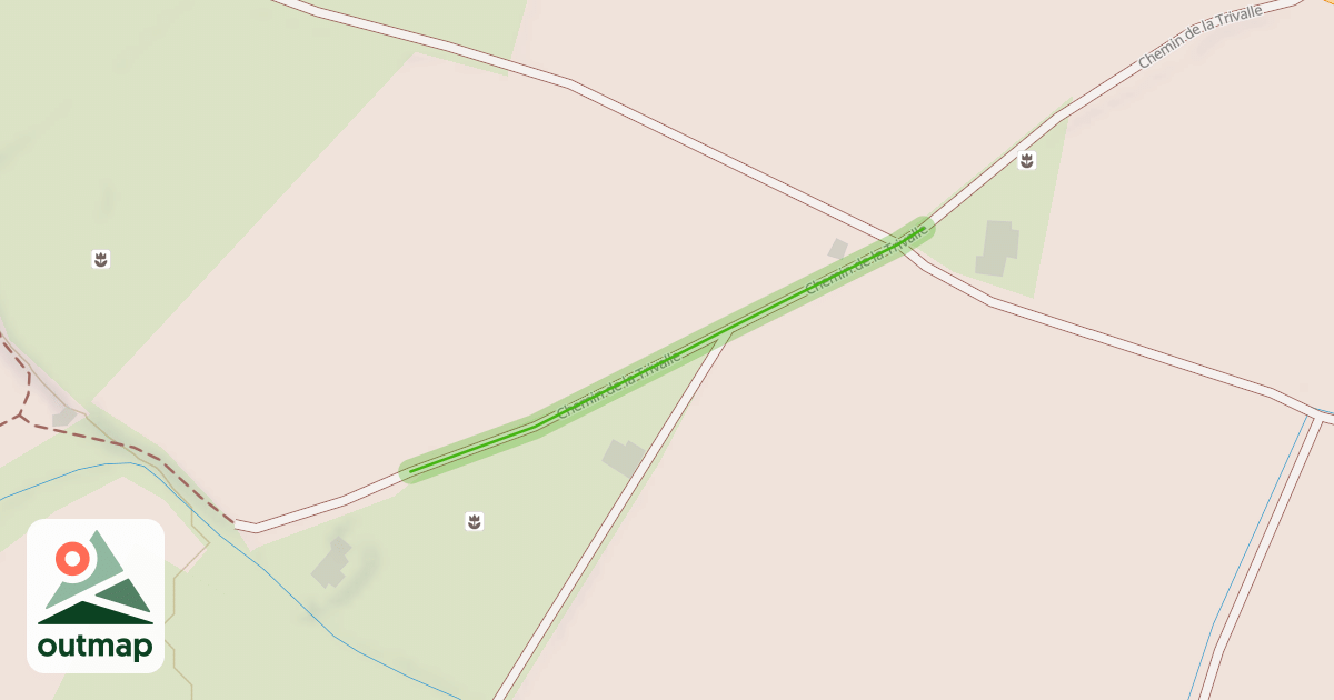 Map of Chemin de la Trivalle