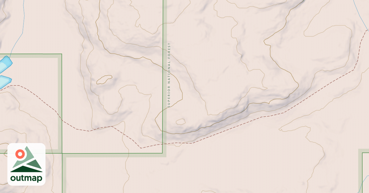 Map of Echo Rapids Spur Ca