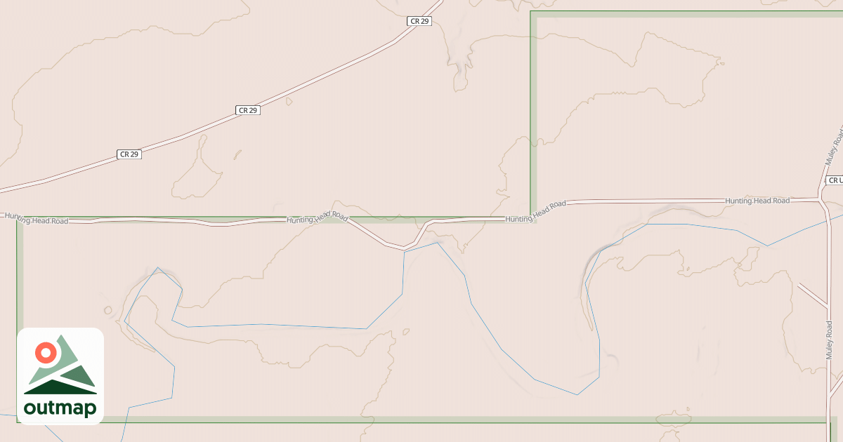 Map of HUNTING HEAD