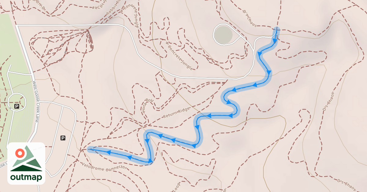 Map of #XC24 Hell Mary
