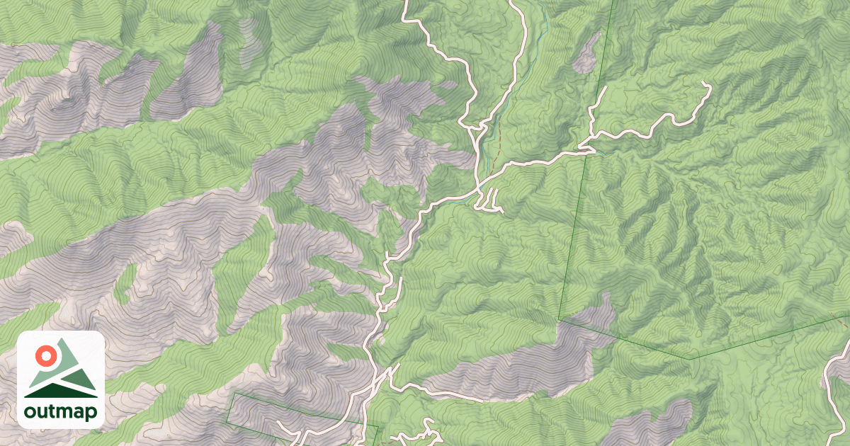Map of JOSEPHINE CANYON