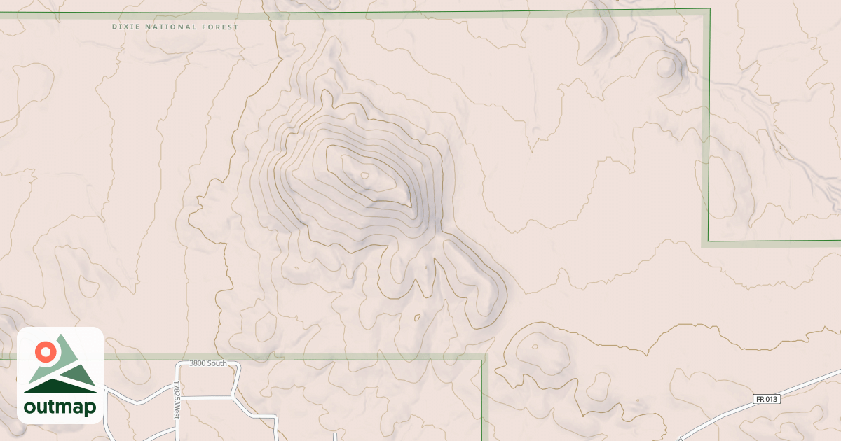 Map of USFS National Forest System Roads {09A08601-3539-4F57-B68C-6E4F8C4278AA}