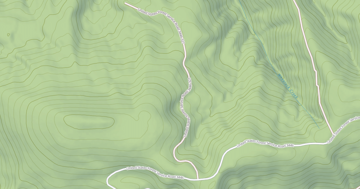 Map preview of USFS National Forest System Roads {867061C7-5919-42DE-8359-E359B9A4D413}