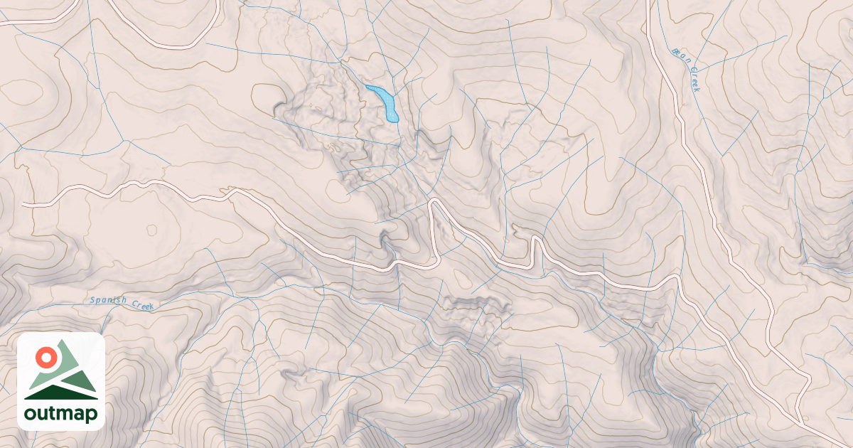 Map of BEAN CREEK