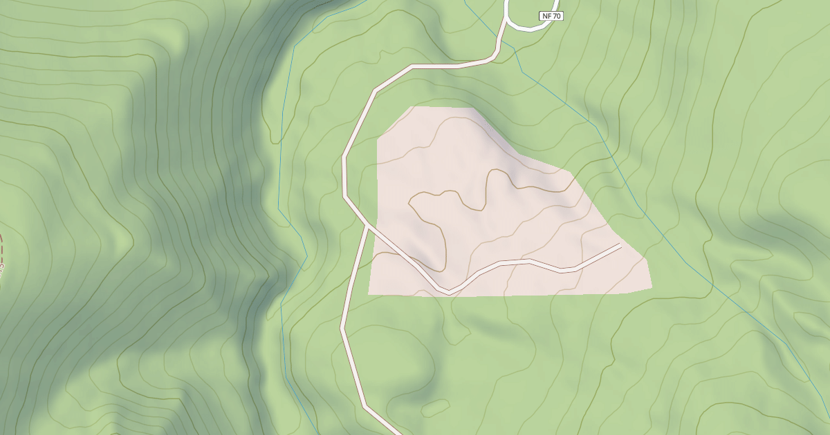 Map preview of USFS Motor Vehicle Use Map Roads {B85005F2-AEAB-4D41-97F6-4A4784E23CF9}
