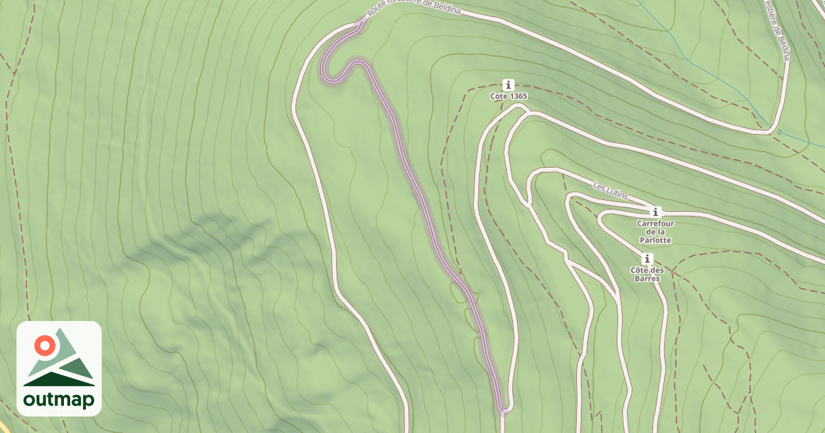 Map of La Louis Joly