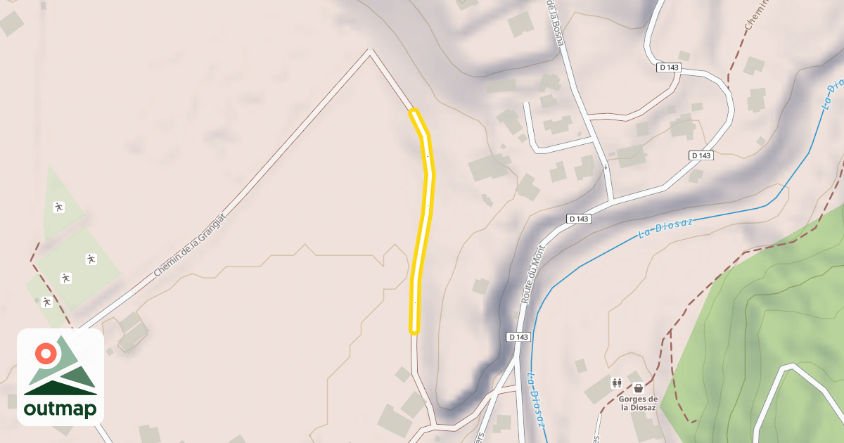 Map of Chemin de Sous le Roc