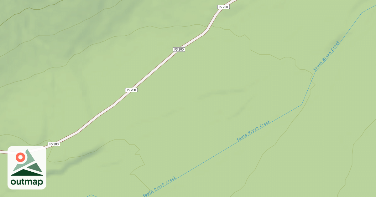 Map of LITTLE BRUSH CAMP