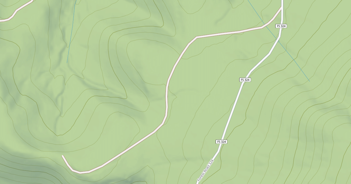 Map preview of UPPER CANOE RUN