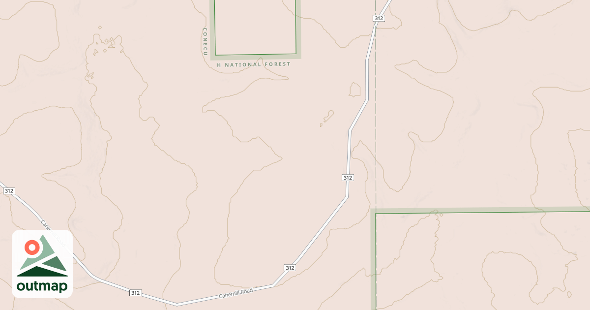 Map of OLD CUTOFF