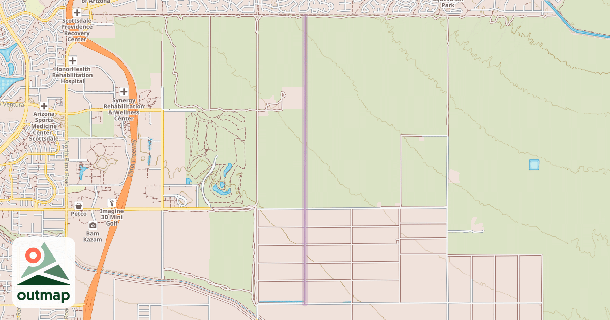 Map of North Extension Road
