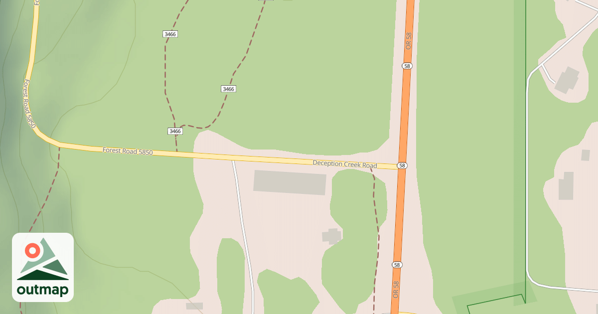 Map of HIGH DIVIDE