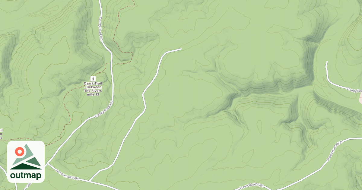 Map of ALLEN BRANCH