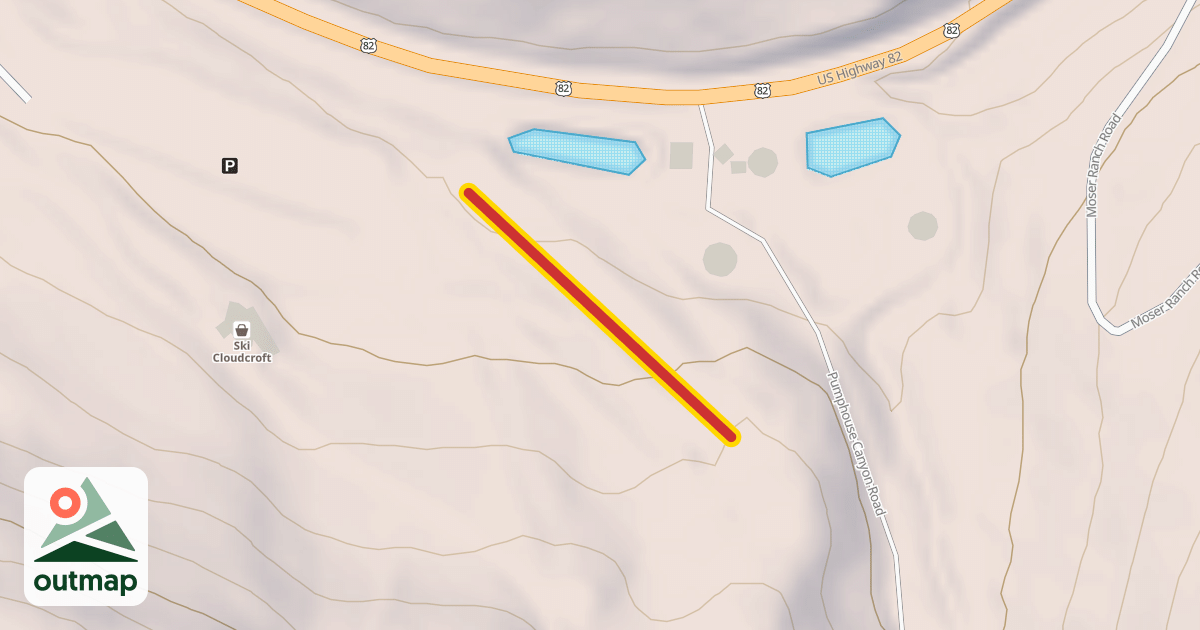 Map of Tubing Hill