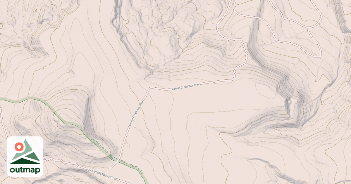 Map of Green Creek Atv Trail