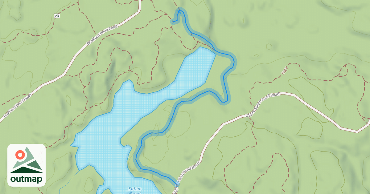 Map of Yellow Diamond Trail