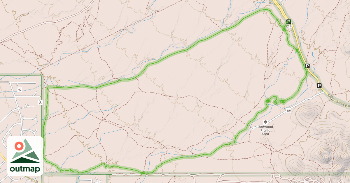 Map of Ironwood Loop