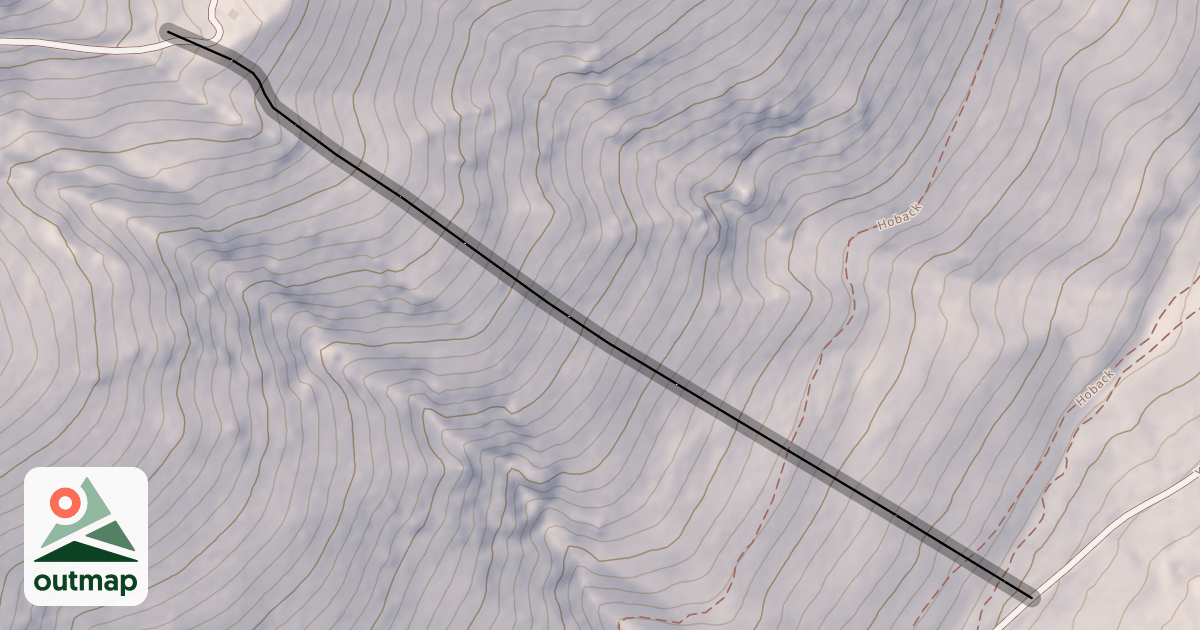 Map of Lower Sublette Ridge