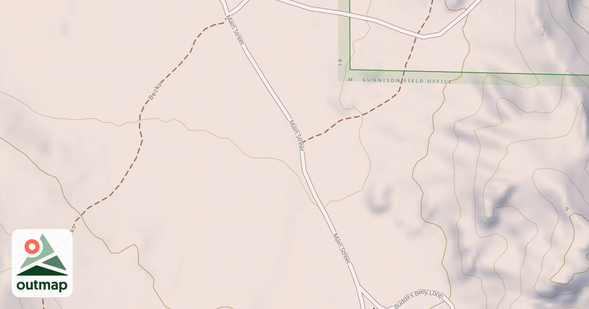 Map of BLM National GTLF Public Motorized Roads 1e0d6e33-43c5-4782-80c1-40629253192c