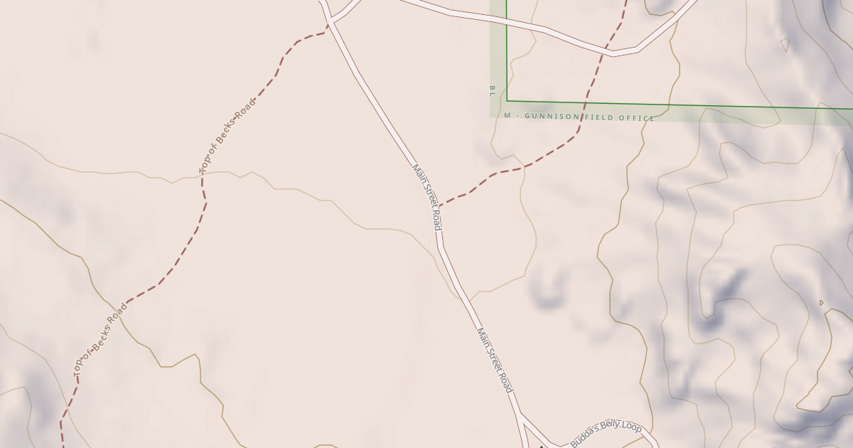 Map preview of BLM National GTLF Public Motorized Roads 1e0d6e33-43c5-4782-80c1-40629253192c