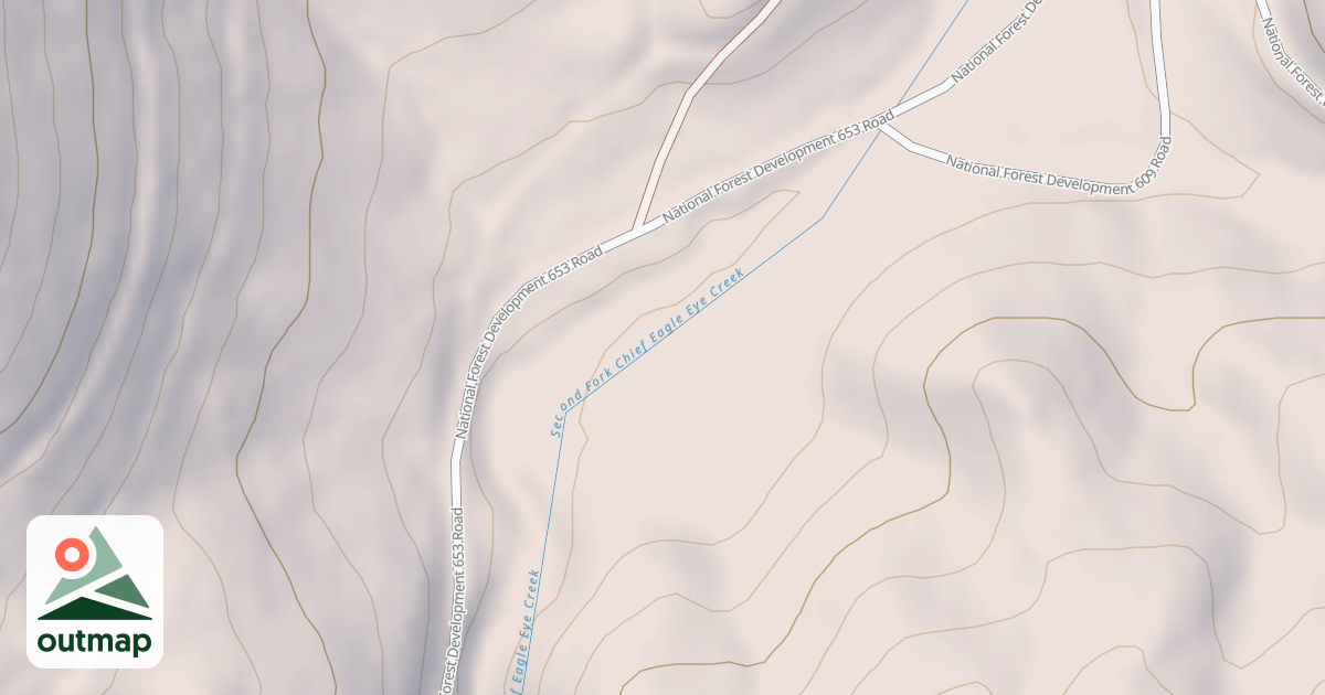Map of WOODY CREEK