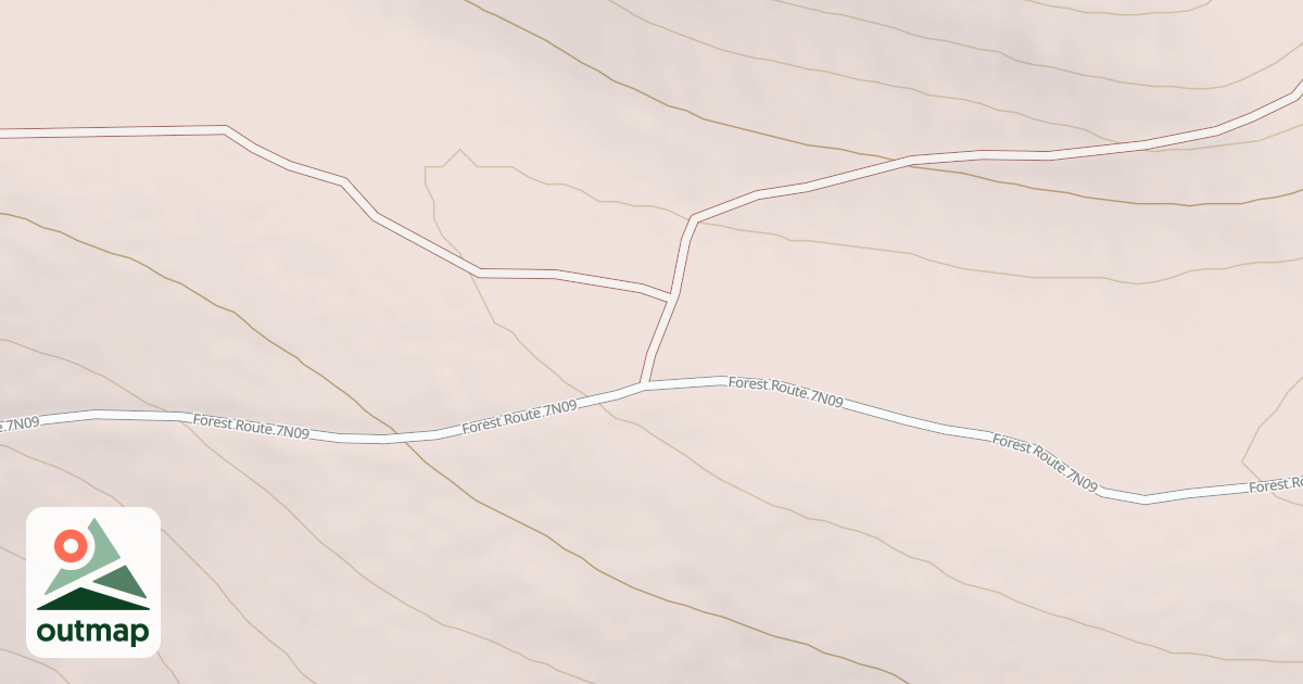 Map of USFS National Forest System Roads {DD540DF4-CF95-4709-8E70-26628E679A15}