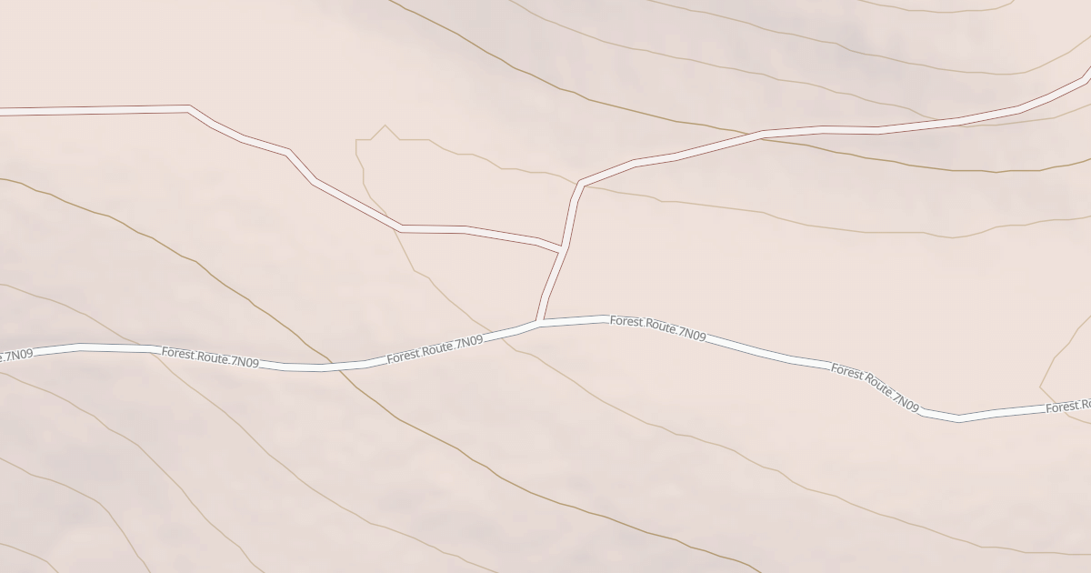 Map preview of USFS National Forest System Roads {DD540DF4-CF95-4709-8E70-26628E679A15}