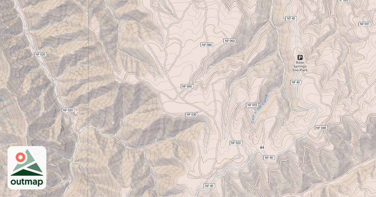 Map of ABELS RIDGE