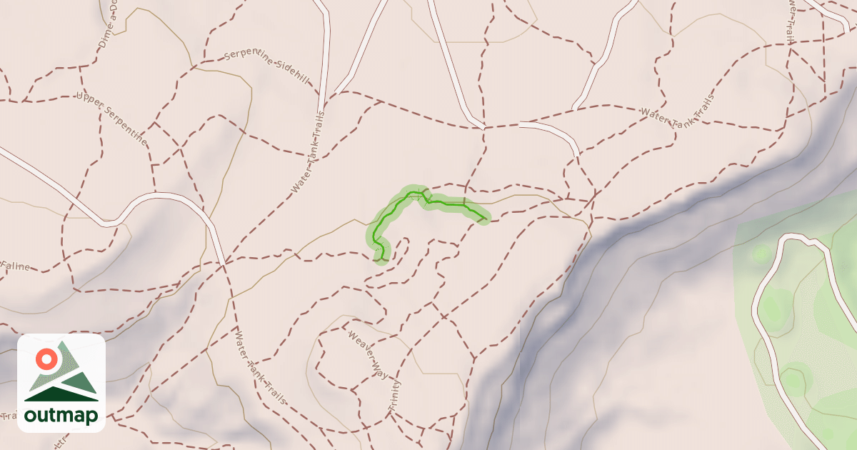 Map of Water Tower Mountainbike Trail