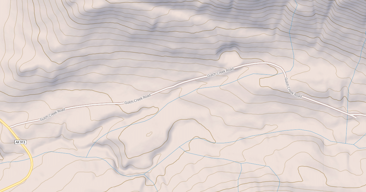 Map preview of GULCH CREEK